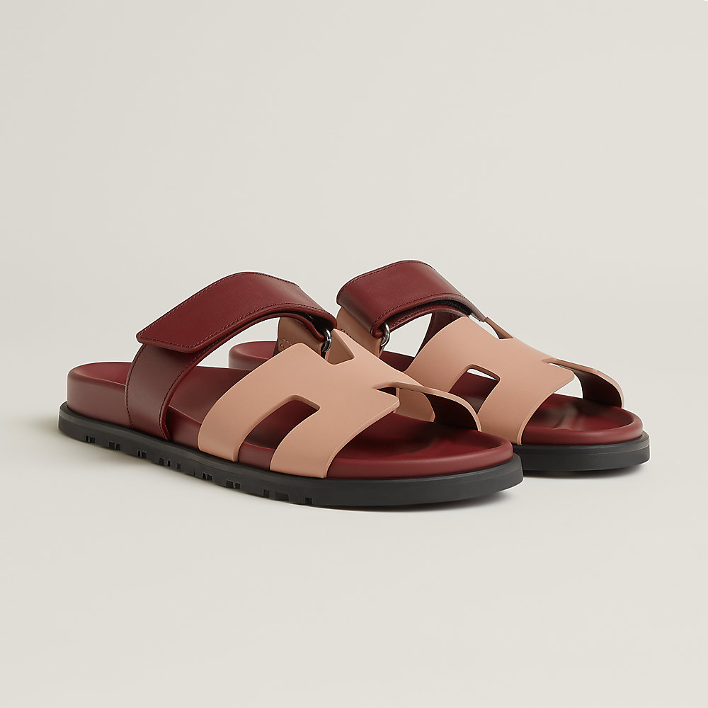 【HERMES】H222299Z DI360 ベージュ・レッド サンダル・ミュール chypre-sandal--222299Z DI-